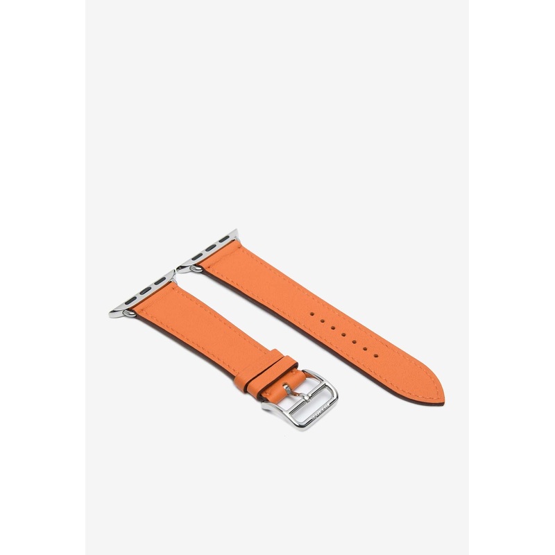 Band Apple Watch Single Tour 42mm Attelage in Orange Swift Leather