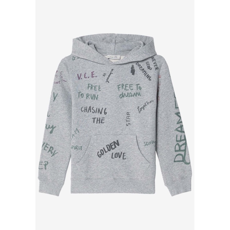 Boys All-Over Print Hooded Sweatshirt