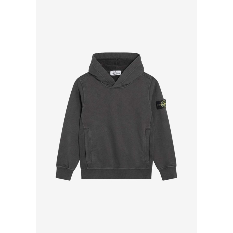 Boys Compass Patch Hoodie