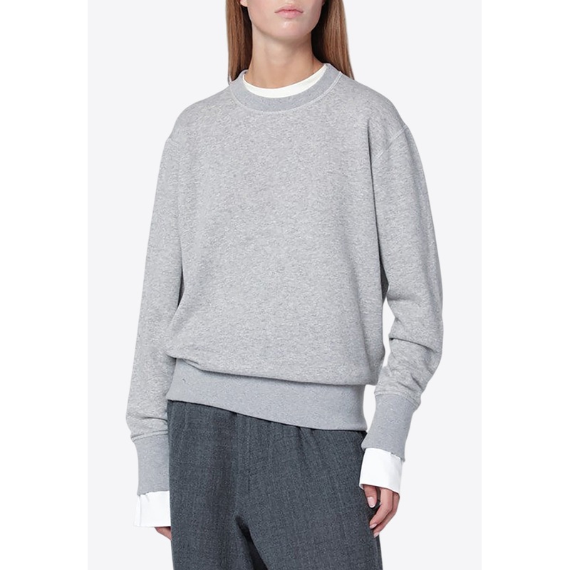 Cashmere-Blend Crewneck Sweatshirt