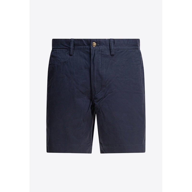 Logo Embroidered Chino Shorts