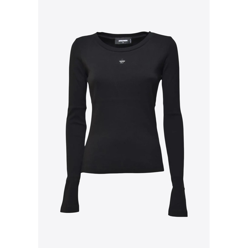 Logo Print Long-Sleeved T-shirt