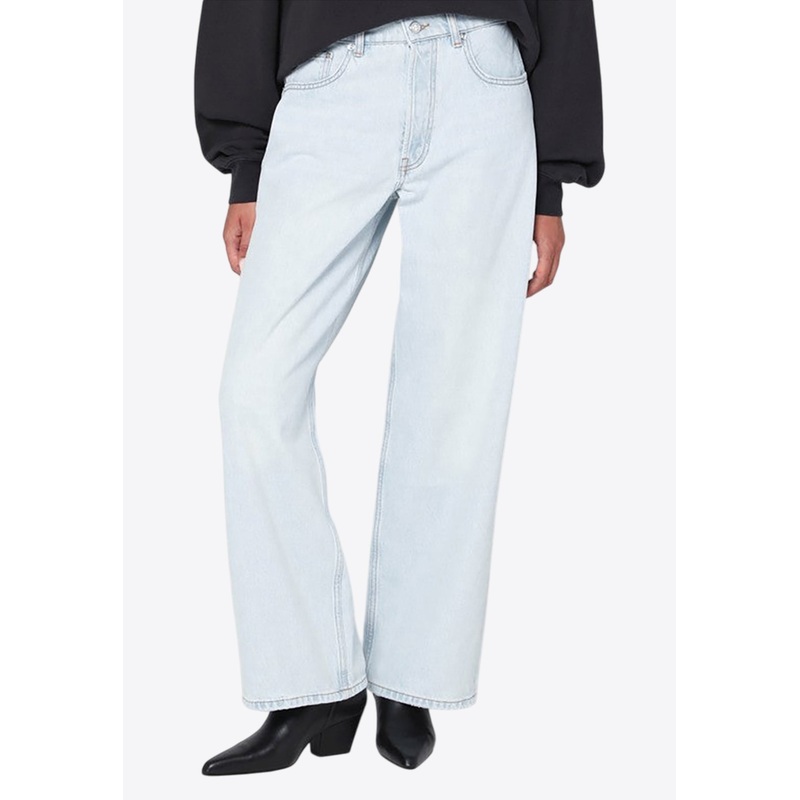 Manon Washed Wide-Leg Jeans