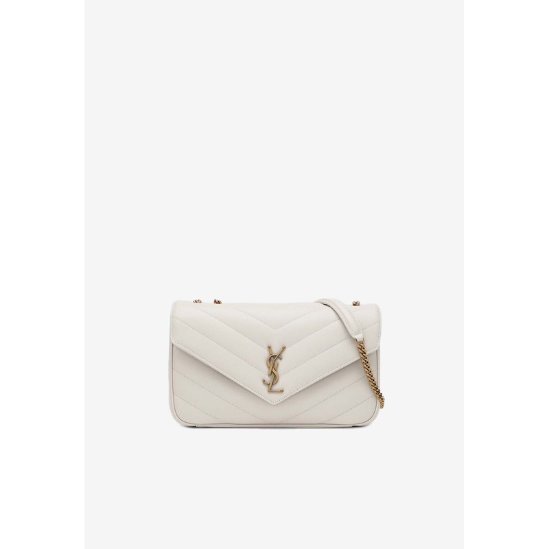 Medium Loulou Soft Leather Crossbody Bag
