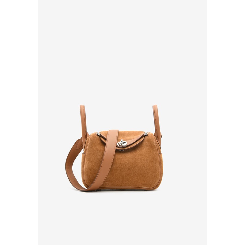 Mini Lindy 20 in Gold Swift and Chamois Grizzly with Palladium Hardware