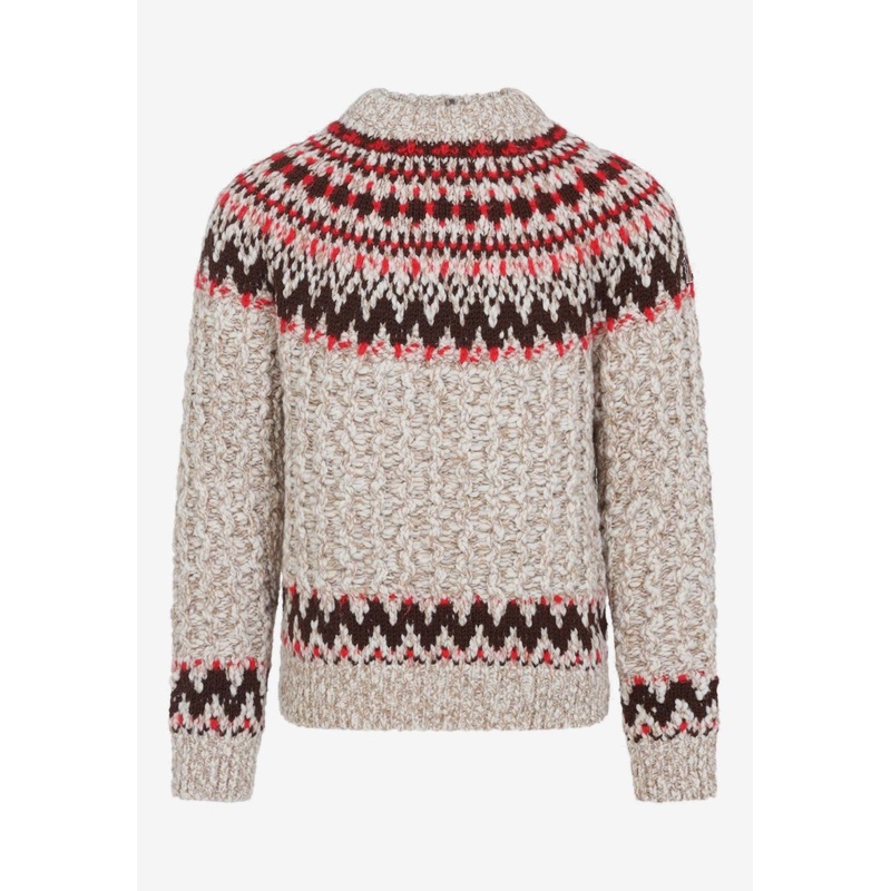 Patterned Wool Sweater