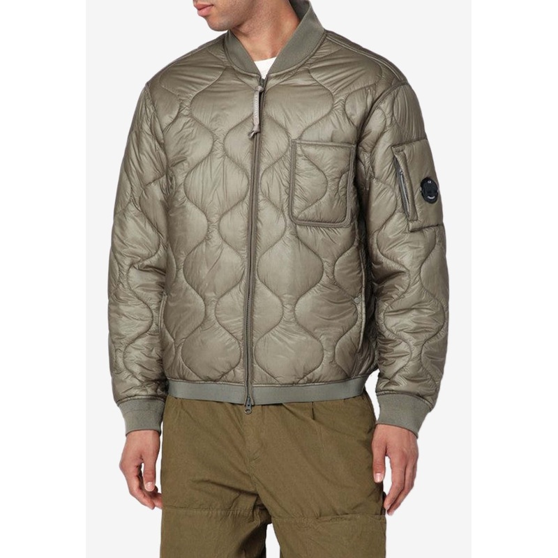 Quilted Bomber Jacket