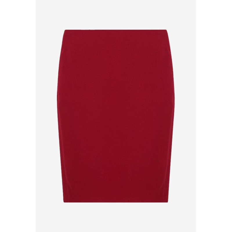 Satin Pencil Skirt