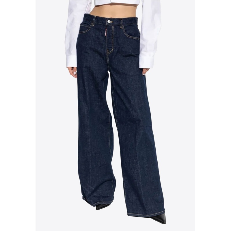 Traveler Wide-Leg Jeans