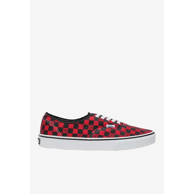 X Vans VLogo Checkerboard Canvas Sneakers