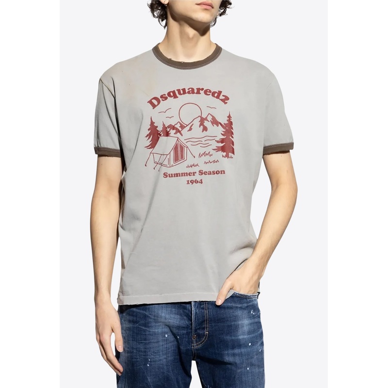 1964 Camping Printed T-shirt