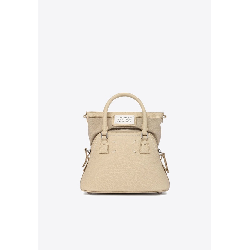 5AC Leather Top Handle Bag