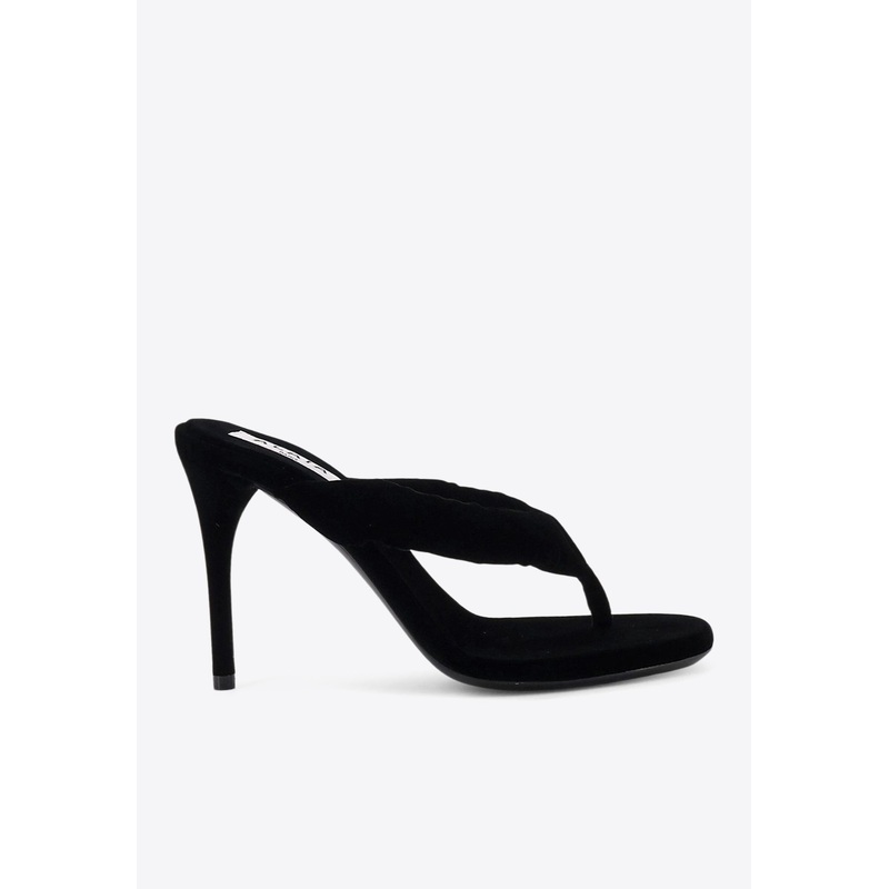 90 Velvet Thong Sandals