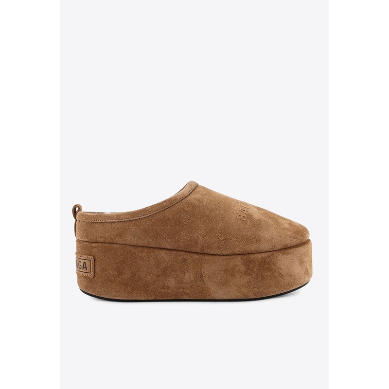 Alaska Suede Platform Mules
