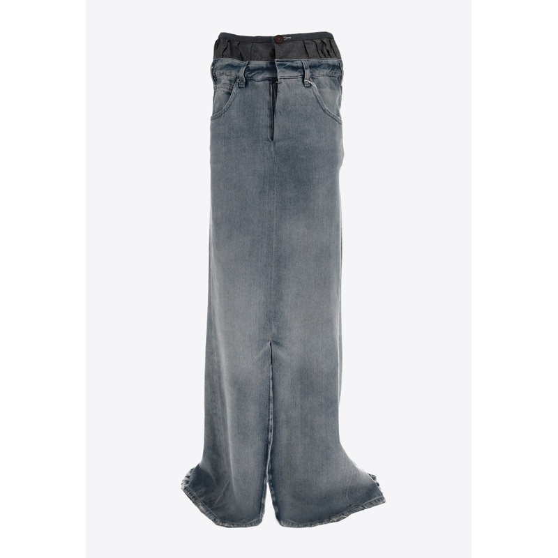 Anonymity of The Lining Maxi Denim Skirt
