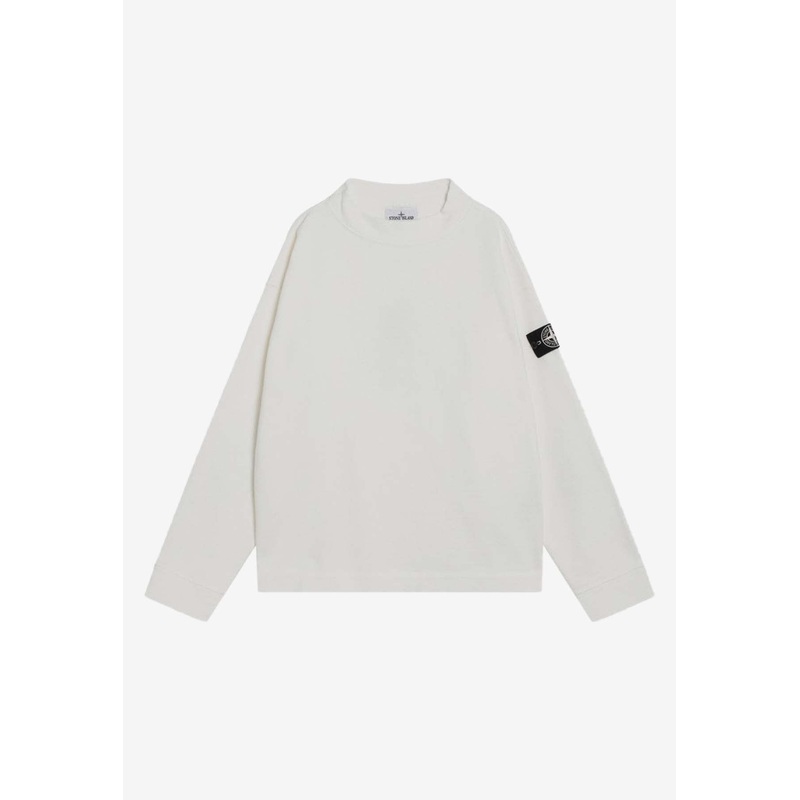 Compass Patch Sweatshirt with Gradient Elbow