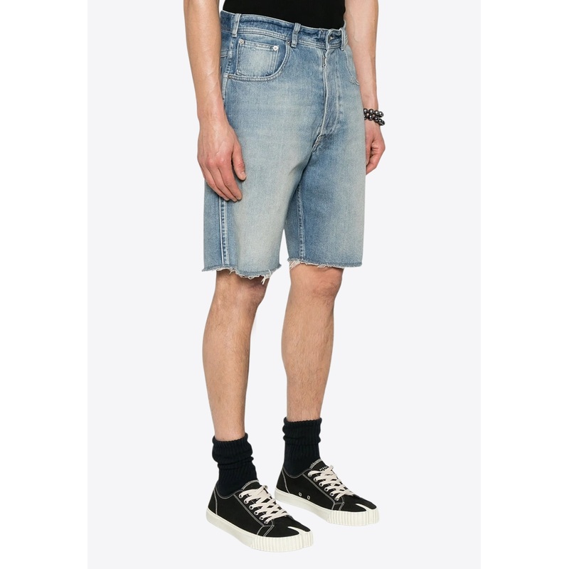 Cut-Off Denim Shorts