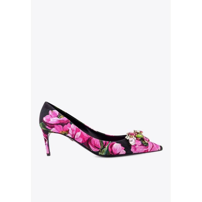 Lollo 60 Peony Print Pumps