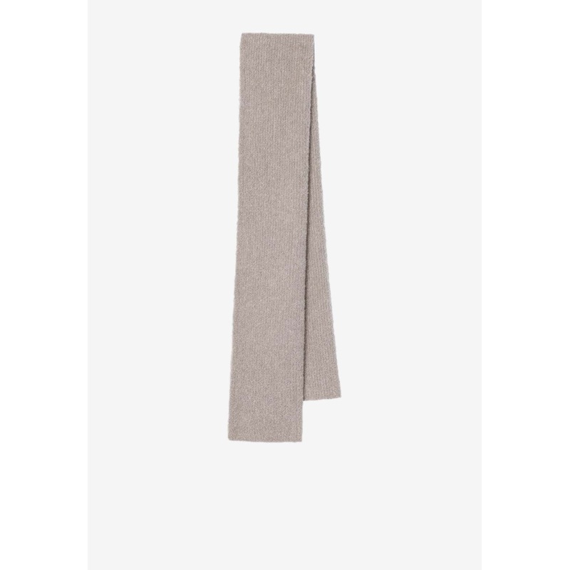 Luthgard Cashmere-Blend Ribbed Scarf