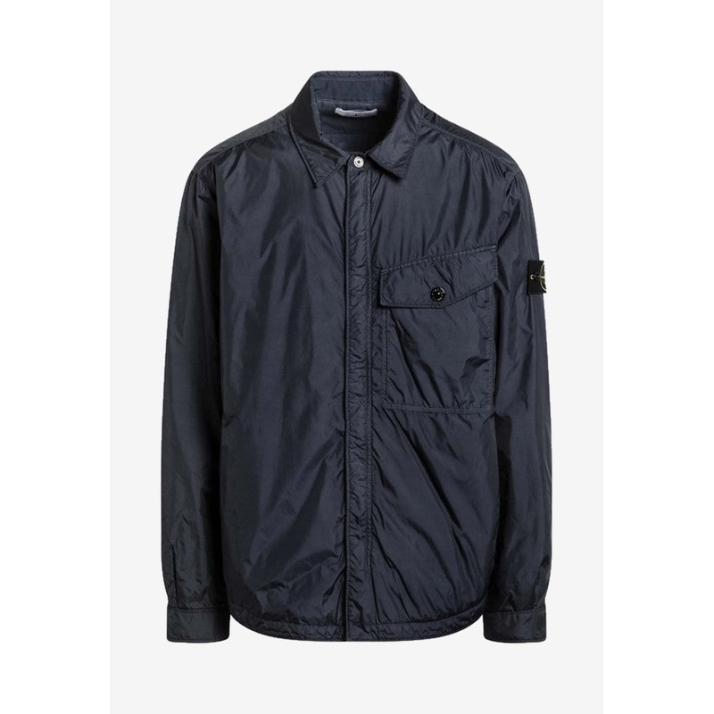 Nylon Windbreaker Logo Jacket