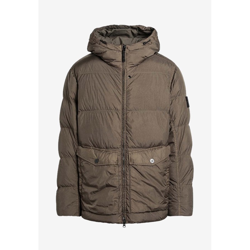 Quilted Nylon Down Jacket