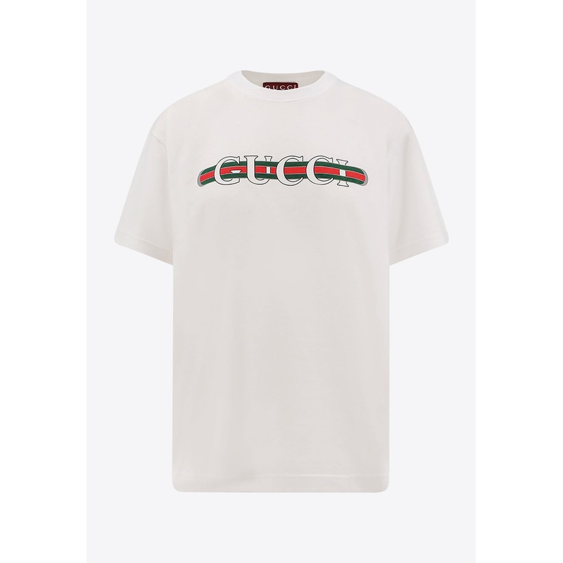 Signature Web Logo Print T-shirt