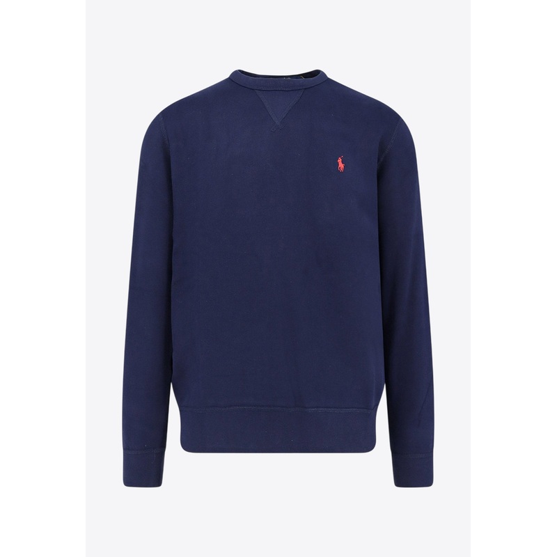 Embroidered Logo Crewneck Sweatshirt