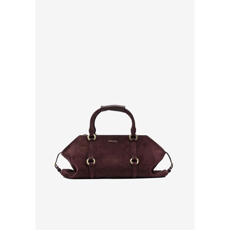 Farringdon Suede Top Handle Bag