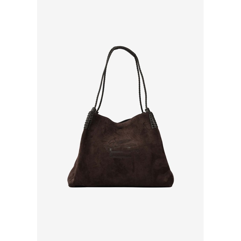 Libra Suede Shoulder Bag