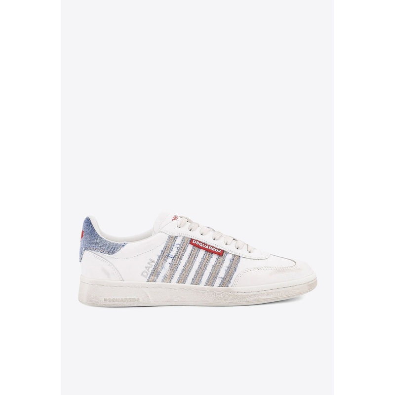 Logo Leather Sneakers