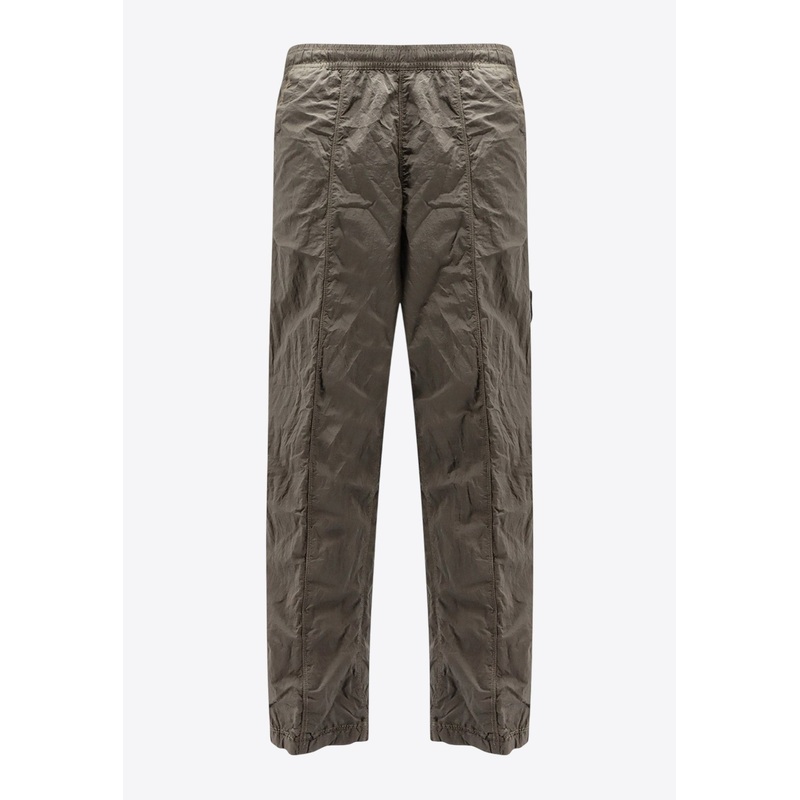 Logo Patch Straight-Leg Cargo Pant