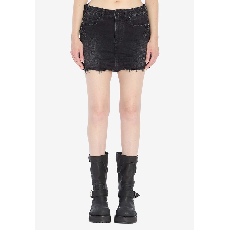 Mini City Denim Skirt