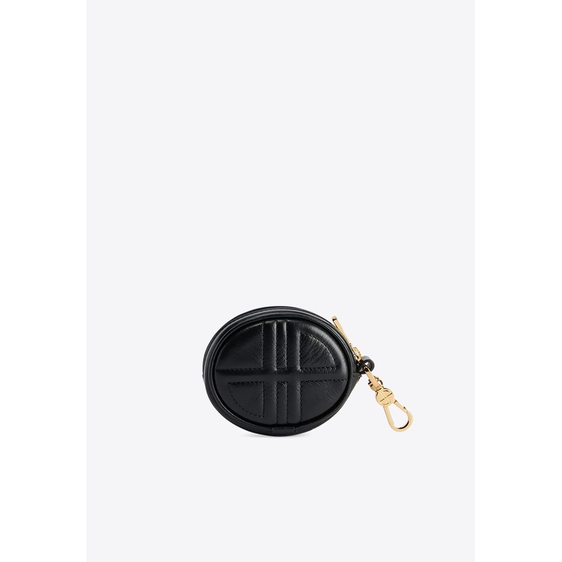 Mini JP Leather Pouch Keyring