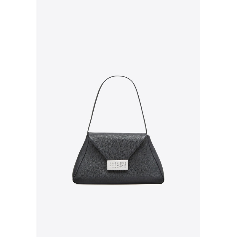 Numeric Leather Shoulder Bag