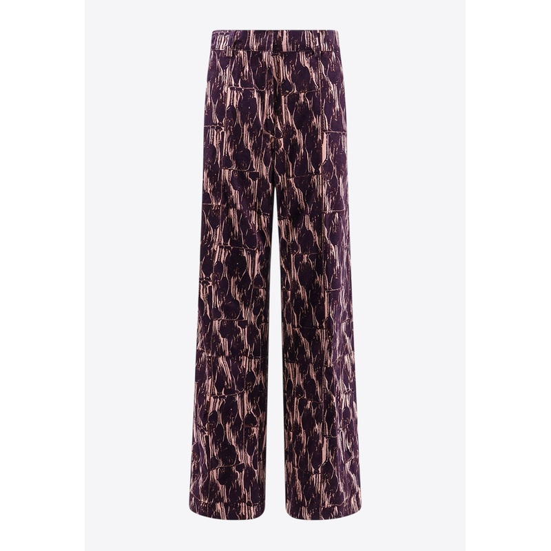 Paxy Printed Corduroy Pants