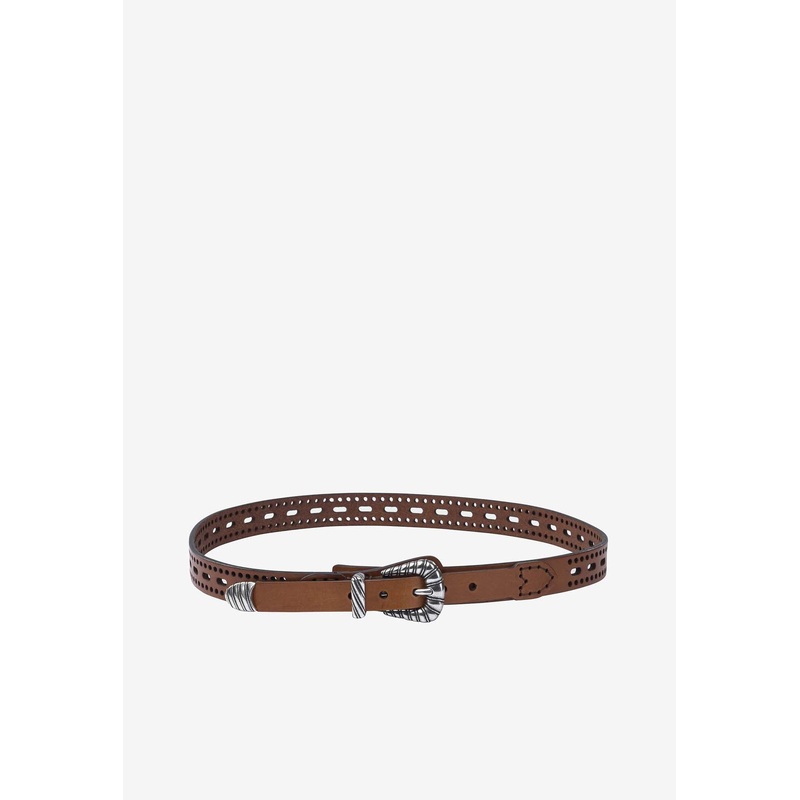Perforated Leather Belt