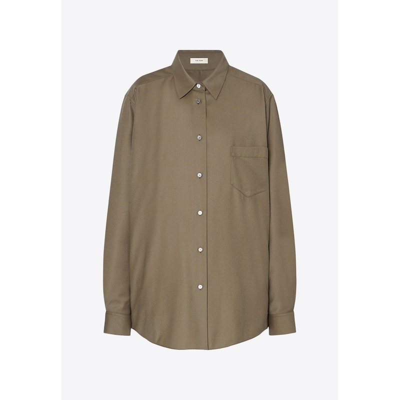 Pino Long-Sleeved Wool Shirt