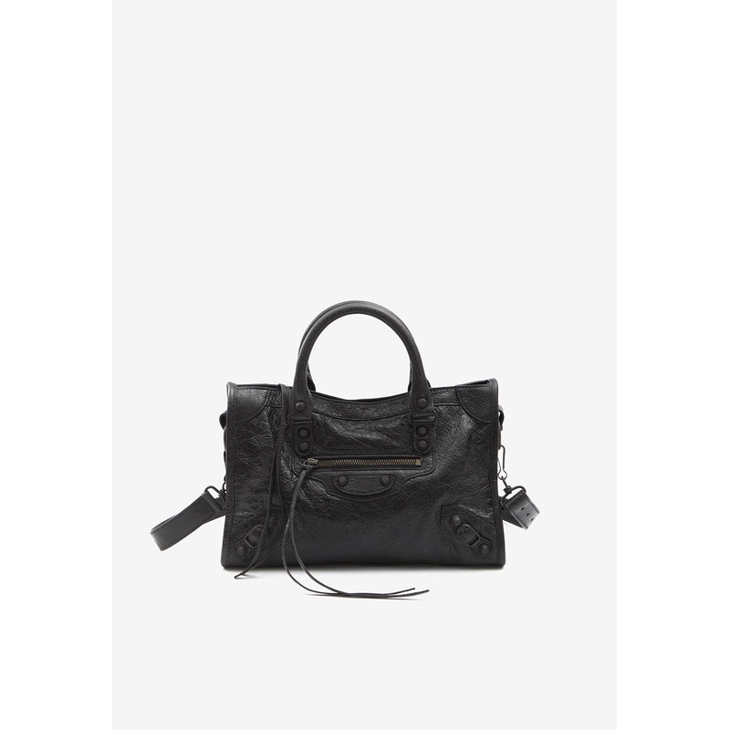 Small Le City Nappa Leather Top Handle Bag