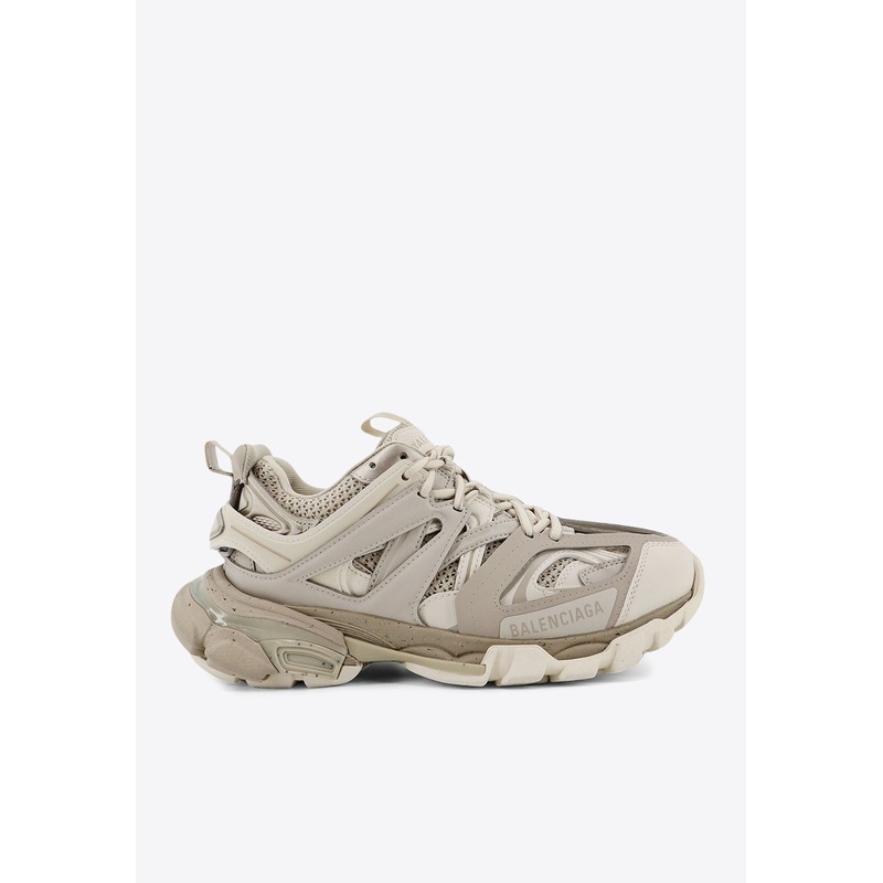 Track Mesh and Nylon Low-Top Sneakers