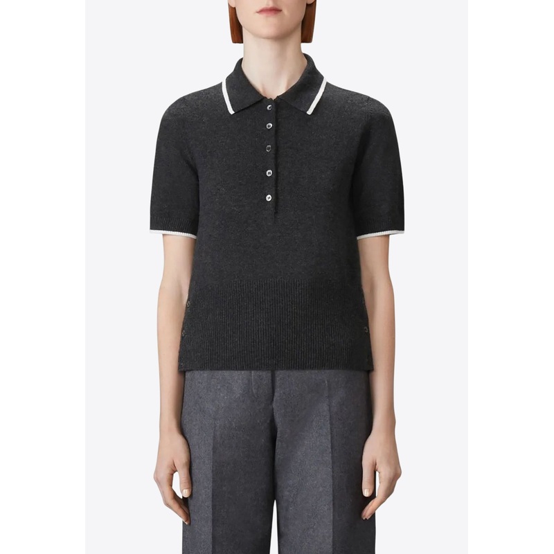 65 Jersey Intarsia Polo T-shirt