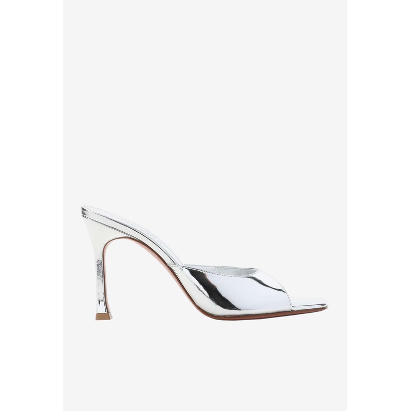 Alexa 95 Metallic Leather Mules