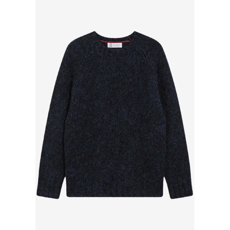 Alpaca-Blend Crewneck Sweater