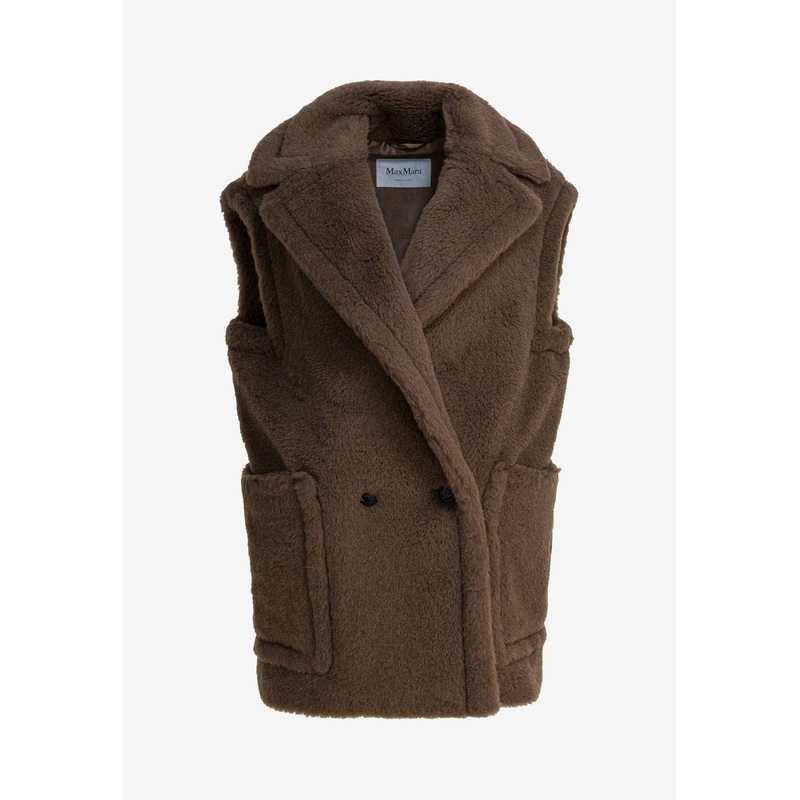 Bormida Double-Breasted Teddy Vest