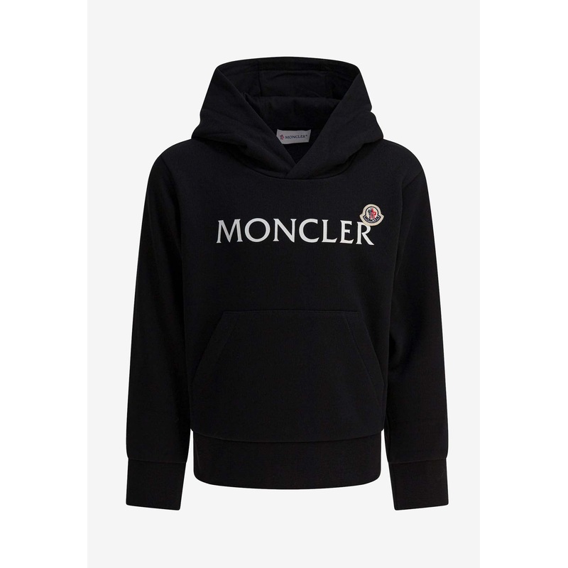 Boys Logo Print Hooded Sweatshirt