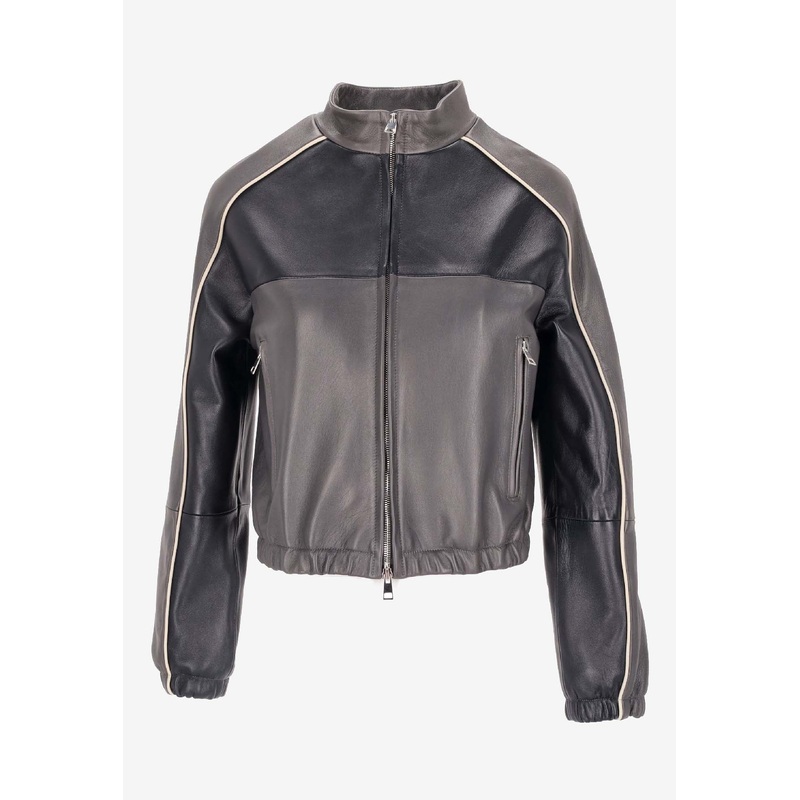 Cropped Bomber Jacket