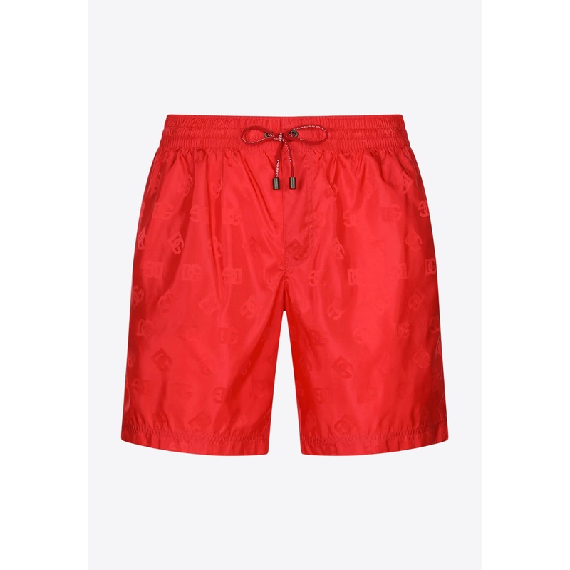 DG Logo Jacquard Swim Shorts