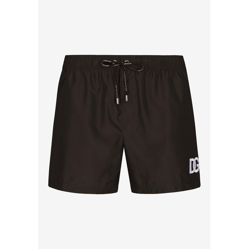 DG Logo-Patch Swim Shorts