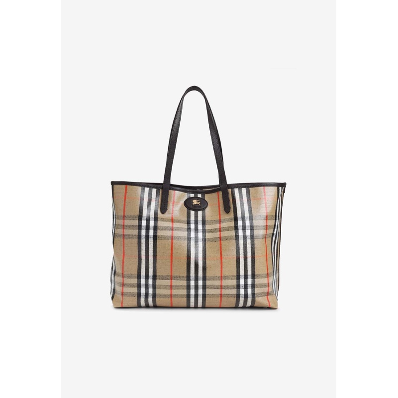 Highlands Checked Tote Bag