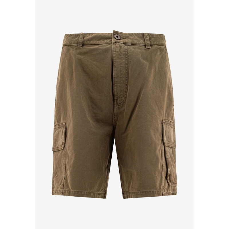 Logo Label Cargo Shorts