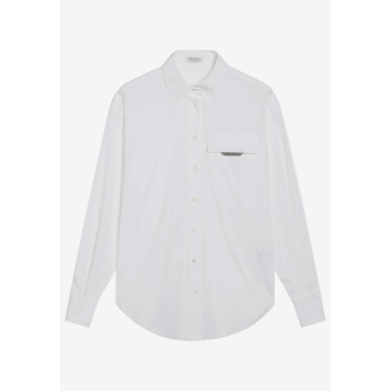 Monili Embroidered Buttoned Shirt